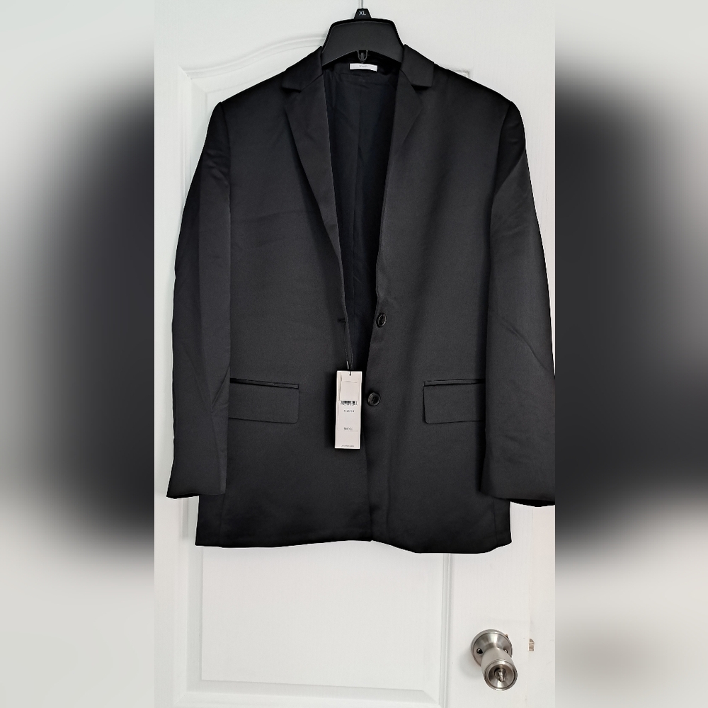 NWT Calvin Klein satin blazer size XS